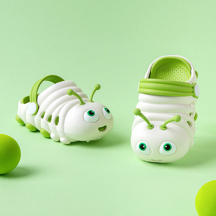 Caroagi Kids' Cartoon Worm Slippers