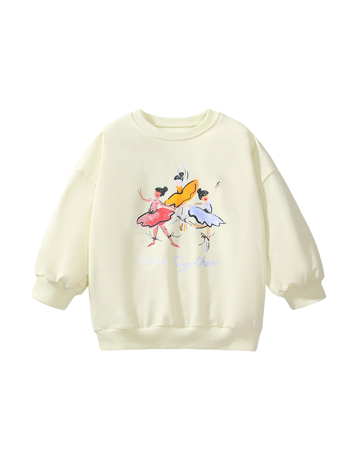 长袖 T 恤 - 黄色