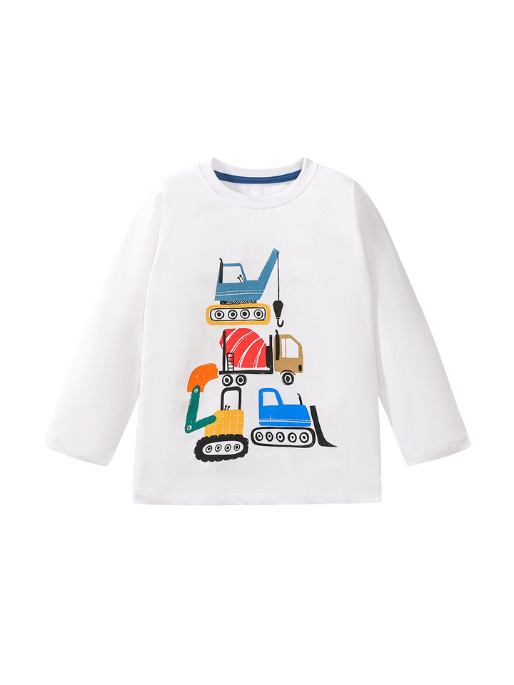 长袖 T 恤 - 黄色