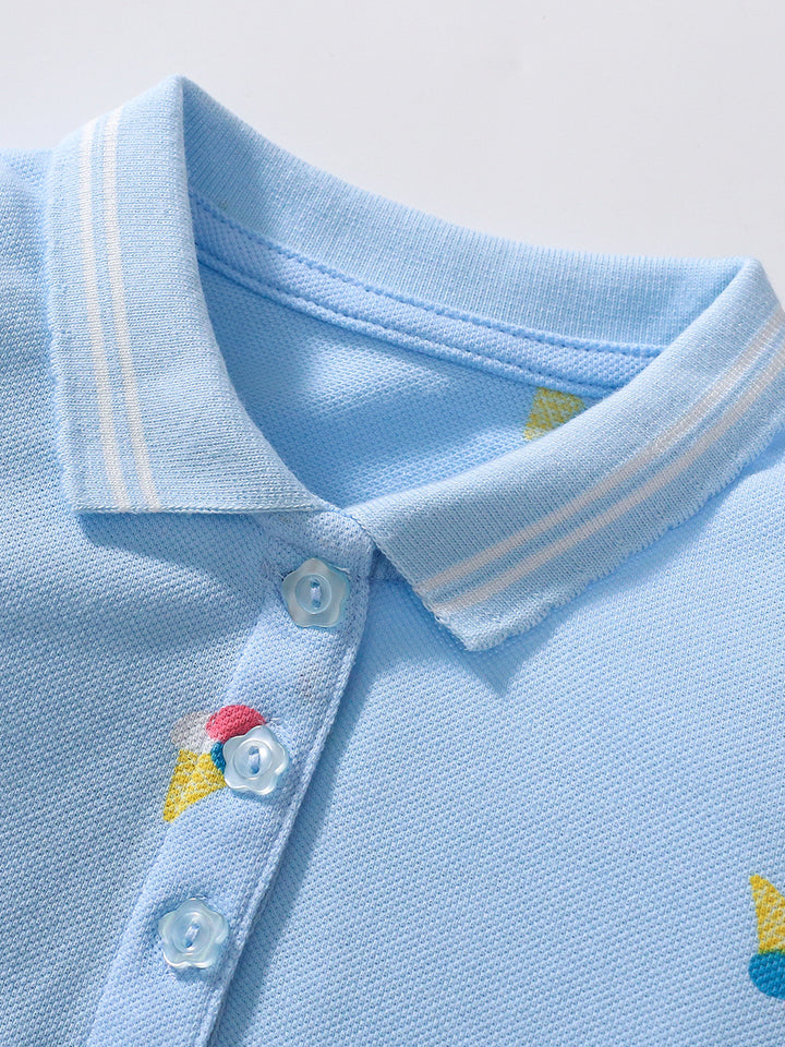 长袖 T 恤 - 黄色