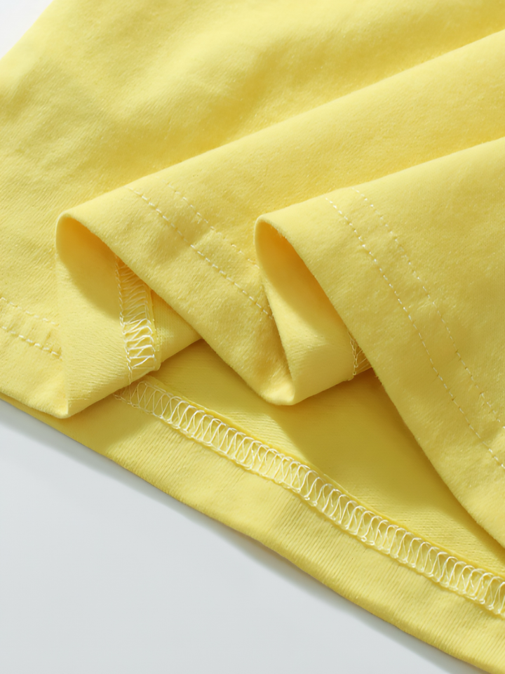 长袖 T 恤 - 黄色