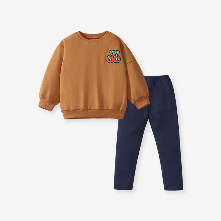 长袖 T 恤 - 黄色