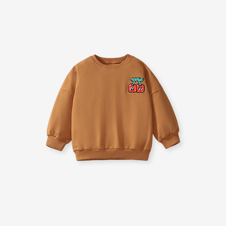 长袖 T 恤 - 黄色